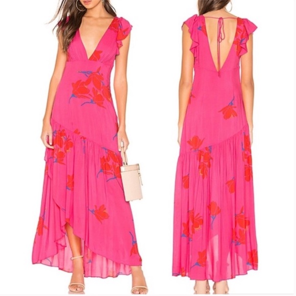 🔥⬇️NWT Free People She's A Waterfall Maxi Dress - Picture 4 of 15